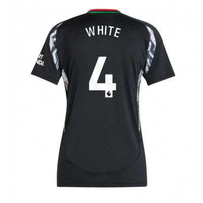 Dres Arsenal Ben White #4 Gostujuci za Žensko 2024-25 Kratak Rukav Dres Arsenal Ben White #4 Gostujuci za Žensko 2024-25 Kratak Rukav